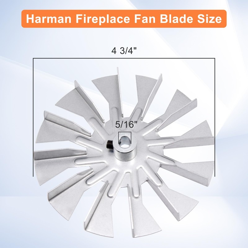 Hipoilk 3-21-08639 Combustion Blower for Harman Accentra, P35i & PF120