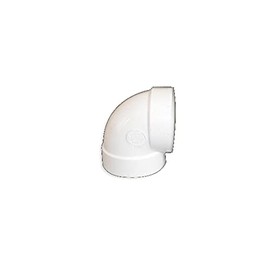 Replacement Part For Electrolux, Vacuum Cleaner Coupling, White Short 90 Degree Elbow # compare to part SV8052