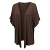 MBJ Women's Kimono Style Short Sleeve Dolman Cardigan – Lightweight