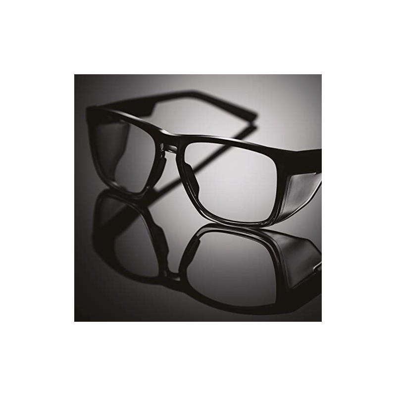 UNIVET | Work Safety Glasses, Scratch-Resistant, Stylish, 571 Diamond Clear