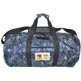 Explorer Tactical Round Heavy Duty Duffel Bag With Shoulder Strap 31 inch (NAVY DIGITAL)