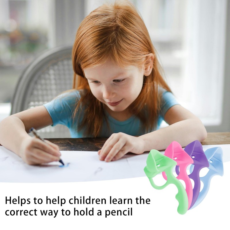 Tabanzhe Pencil Grips for Kids-8PCS Handwriting Aid Grip Posture Correction