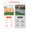 VEVOR Wood Privacy Fence, 38" W x 42" L, 2