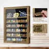 7 Rows Military Challenge Coin Holder Display Cabinet with HD