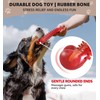 IPTPAS Dog Chew Toy for Aggressive Chewers, Tough Natural Rubber