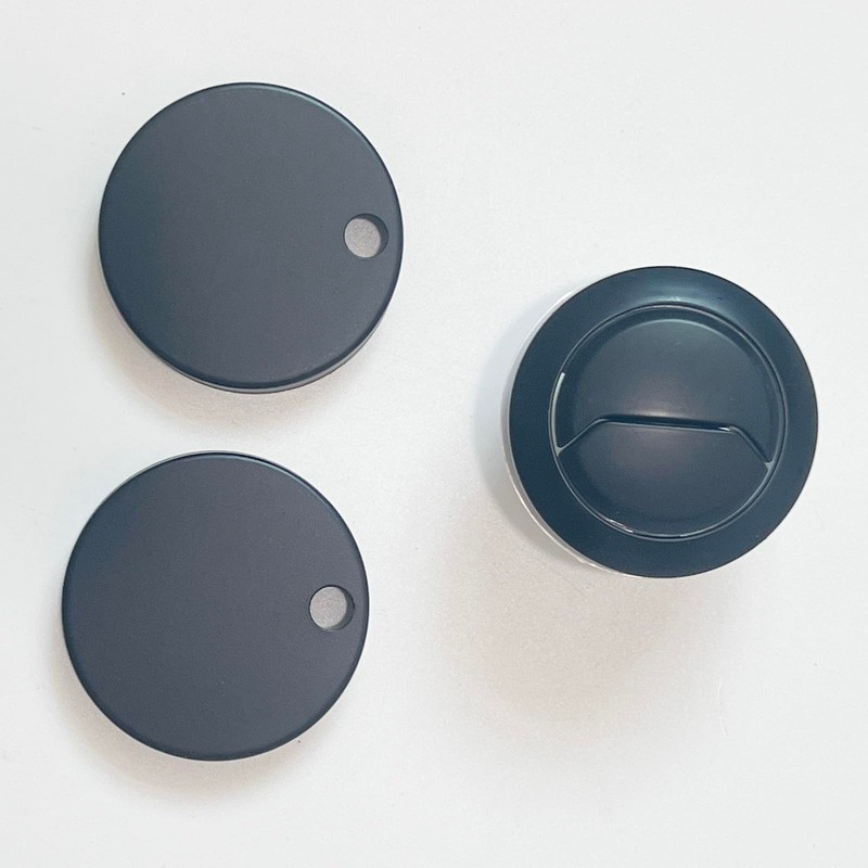 WinZo Toilet Round Dual Flush Button with Toilet Seat Bolts