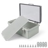 LWLWA Junction Box IP66, ABS Embedded Cable Box, Stainless Steel