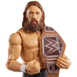 WWE Daniel Bryan Elite Series #73 Deluxe Action Figure with Realistic Facial Detailing, Iconic Ring Gear & Accessories