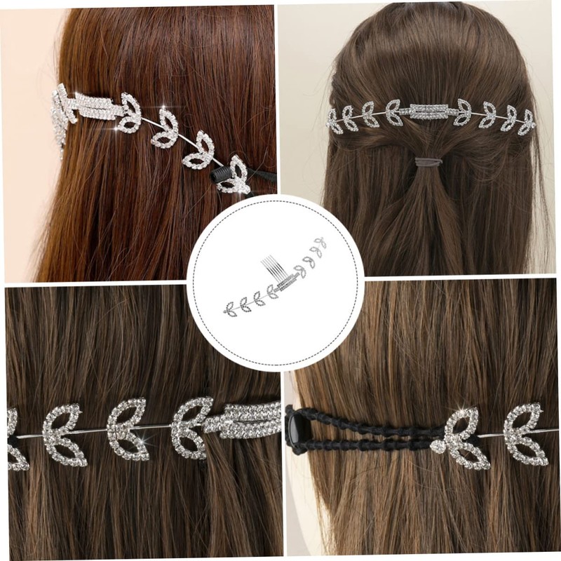 COLLBATH Adjustable Rhinestone Mask Strap Adjuster Ear Hook Holder for