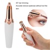 2 in 1 Electric Eyebrow Trimmer Lipstick Shape USB Rechargeable