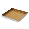 FOR BAKE Non-Stick 11" Square Baking Sheet - Golden Aluminum