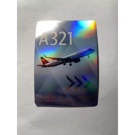 Delta Air Lines Pilot Trading Cards Airbus A321
