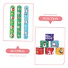 Totority 96pcs Christmas Slap Bracelets Fun Wristbands Adorable Patterns for