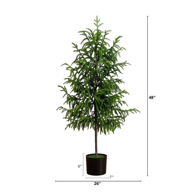 Nearly Natural 4ft. Artificial Norfolk Pine Tree