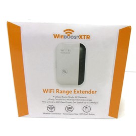 WifiBoost XTR LOT OF 2 WifiBoost XTR WiFi Range Extenders 300Mbps 110-230 Volt Socket