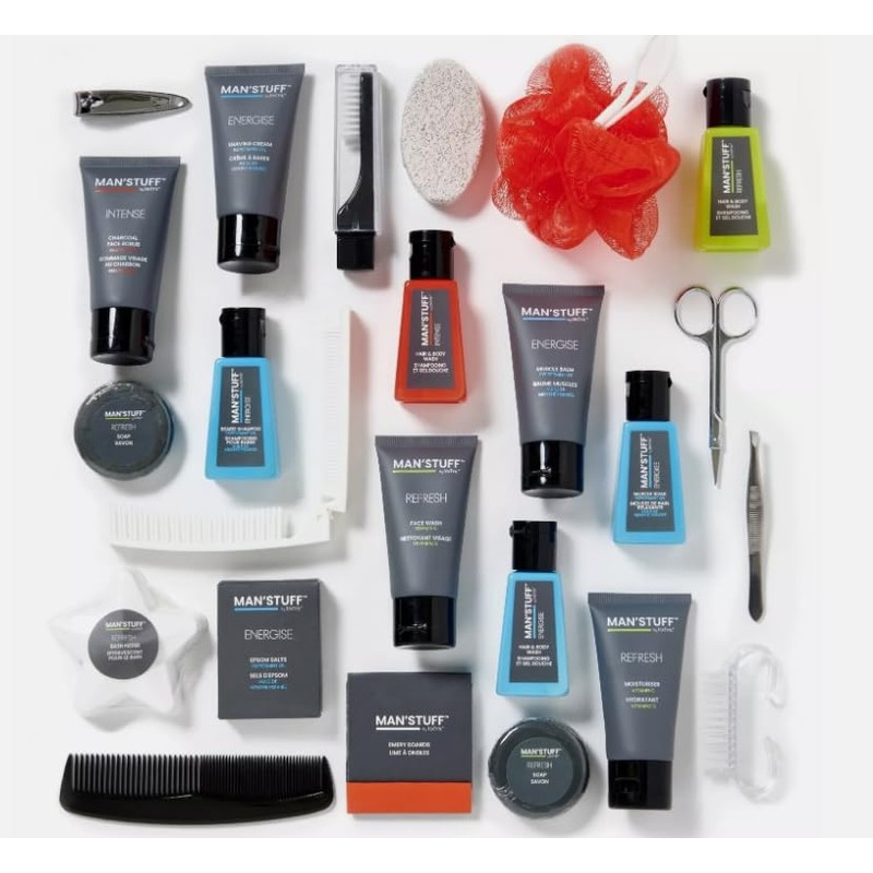 ManStuff Christmas Advent Calendar Toiletry Grooming Bath Gift Set