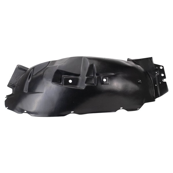 TRQ TRQ Front Right Inner Fender Liner Black Passenger Side
