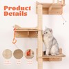 MIUZMORE Wall Mounted Cat Tree - 7 PCS Cat Wall