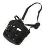 Black Horse Grazing Muzzle Easy Breathe Horse Mouth Cover with