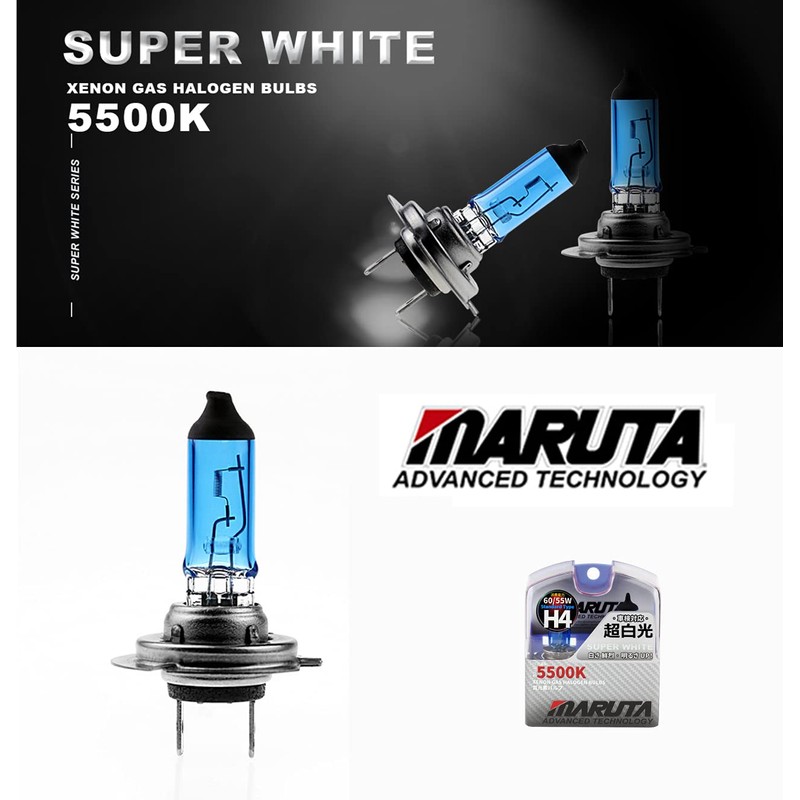 MARUTA® H3 55W 12 V 5500K, Super White Series Xenon