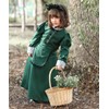 Milky Time Halloween Cosplay Western Style Maid Clothes Women's Green