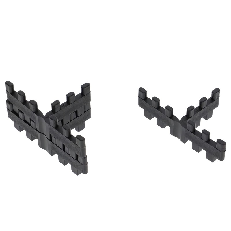PRODIAMANT Joint Crosses T-Pieces Stackable for Patio Panels Width 4