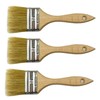POL-BRUSH Flat Paint Brushes Set - Professional Multipurpose Flat Paint