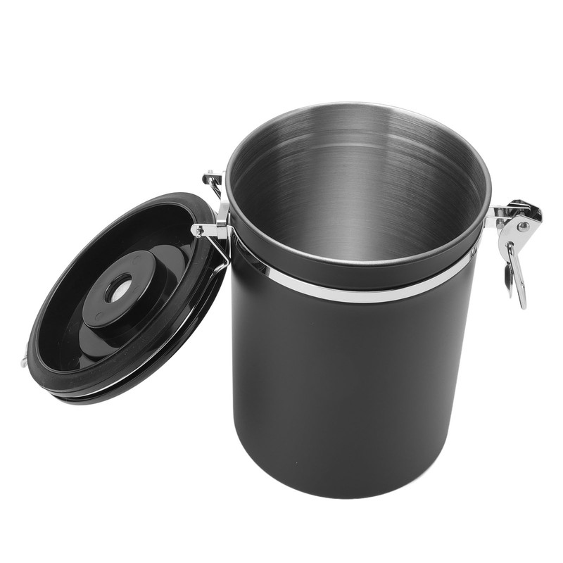 Coffee Bean Storage Stainless Steel Airtight Container Coffee with 30ml