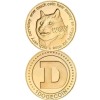 Dogecoin Physical Token In Velvet Gift Box Cryptocurrency Limited To