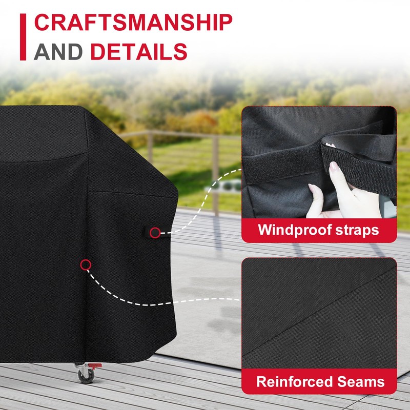 Tunansx 74.8 inch Grill Cover for for Weber Summit 600