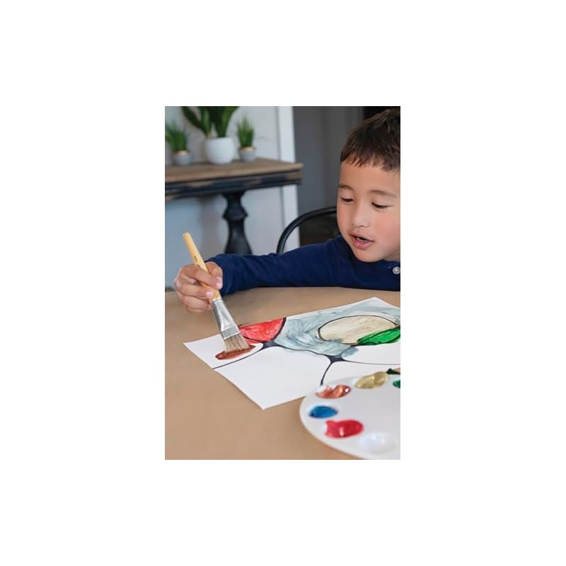 Prang Power Metallic Set Tempera Paint, 6 per