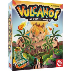 Game Factory 646065 Vulcano, Action-packed Family Game, Climbing Game, Board Game for Adults and Children from 8 Years