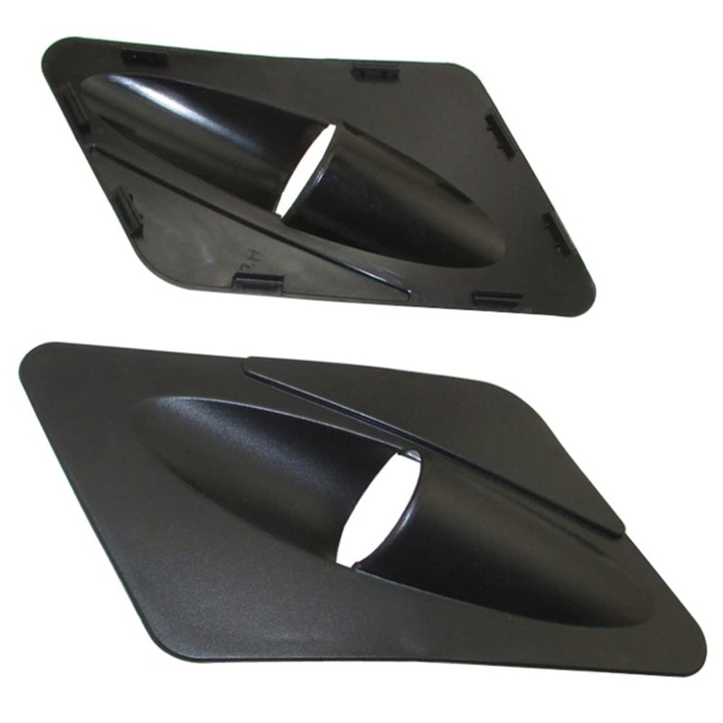 DJ-Motor Black Body Plastic Front Fender Vent Hawk For Taotao