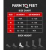 Farm to Feet Sonoma Everyday Light Cushion Crew Socks (Large,