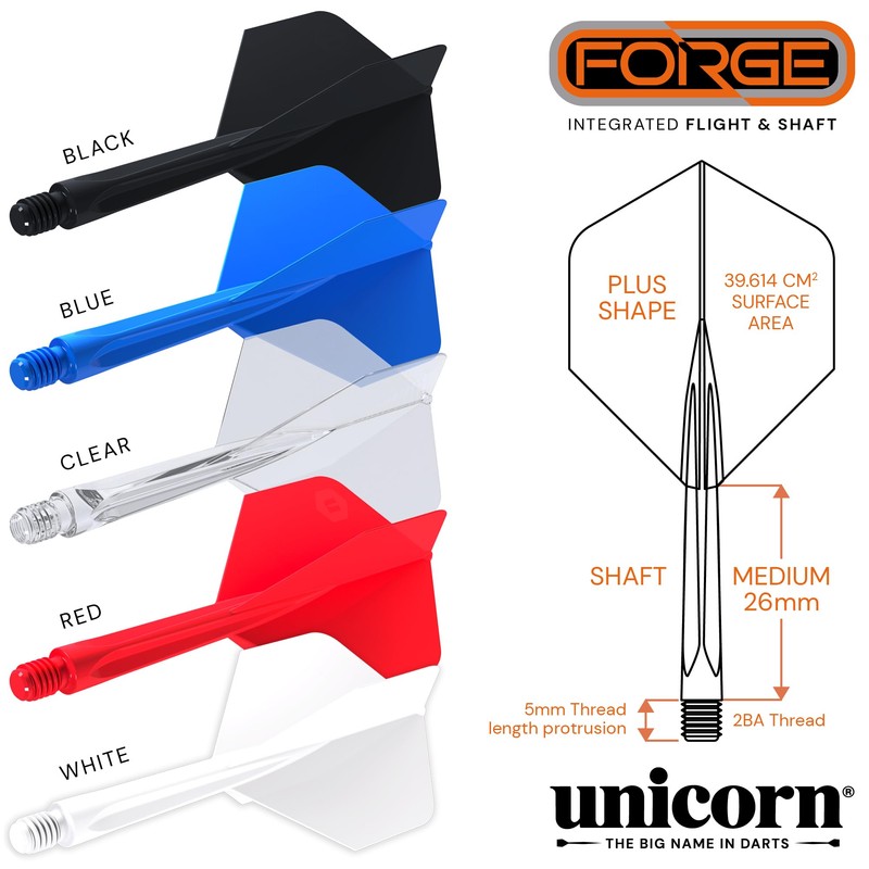 Unicorn Forge Integrated Dart Flights & Shafts | 1 Piece