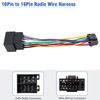 Jayubien - Adaptador de mazo de cables de radio compatible