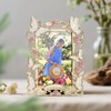 FIHOO 4x6 inch Picture Frame Butterfly Design Spring Style Metal