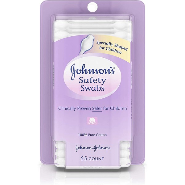 Johnson's Safety Swabs - 2 pk - 55 ct - 2 pk by Johnson's