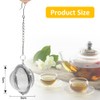 Toulifly Tea Strainer, Tea Infuser for Loose Tea, 4 Pieces