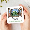 Home Is Where You Park It Coaster – Cork-Backed Premium