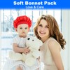 3 Pcs Satin Kid Bonnets Curly Hair Wrap Girl Silk