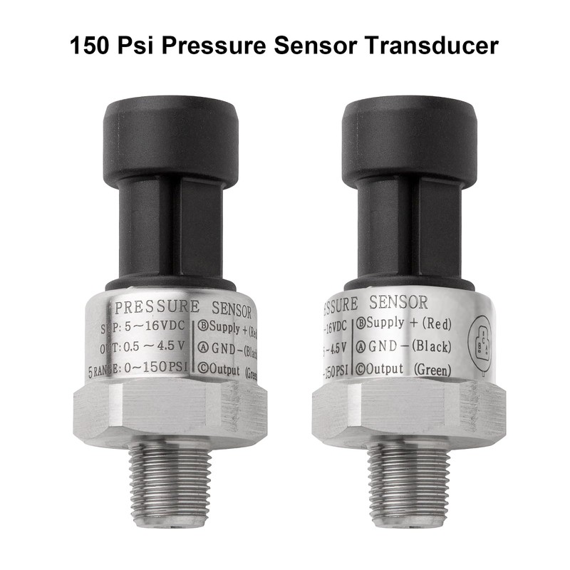 Ronybuy 150 Psi Fuel Oil Pressure Transducer Sensor Sender 1/8"