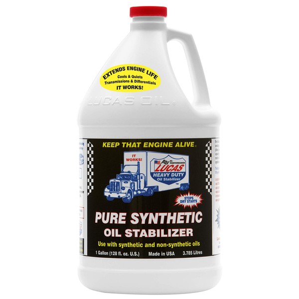 Lucas Oil LUC10131 Pure Synthetic Oil Stabilizer - 1 Gallon
