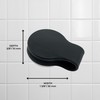 4 Pack Self Adhesive Shower Curtain Clips – Wall Mounted