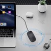 Ultra-Slim USB optical wired mouse for Laptop Computer Desktop, universal