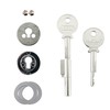 CRL Chrome Lock for Cabinet Sliding Glass Door LK16