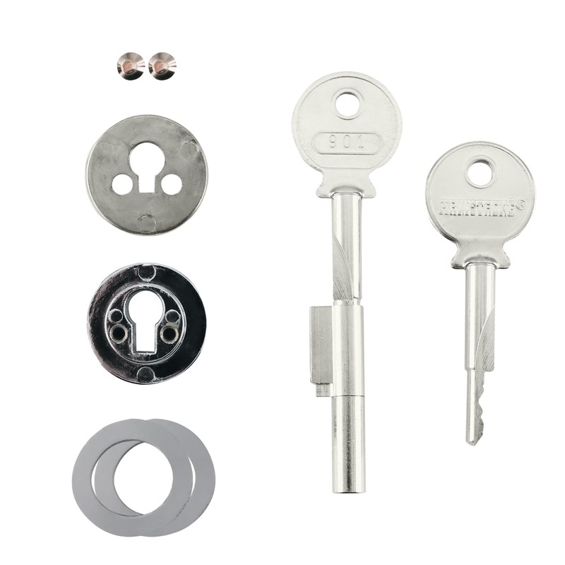 CRL Chrome Lock for Cabinet Sliding Glass Door LK16
