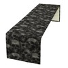 Horror Skull Table Runner Gothic Skeleton Black Halloween Dinner Runner