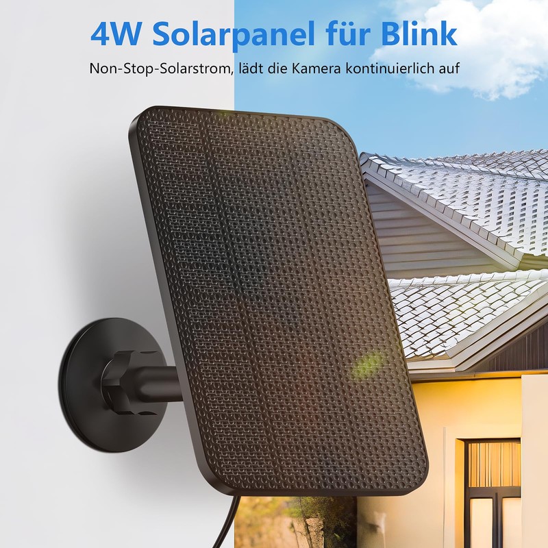 2 Pack 4W Solar Panel for Blink, Blink Solar Panel