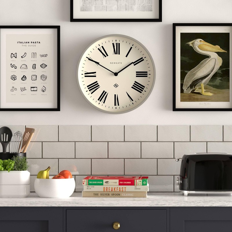 NEWGATE® Number Three Italian Wall Clock | Modern Round Clock